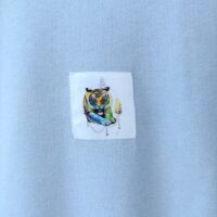 Kleid Papagei handbemalt Einzelstück