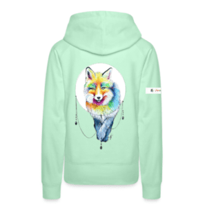 Hoodie türkis Fuchs
