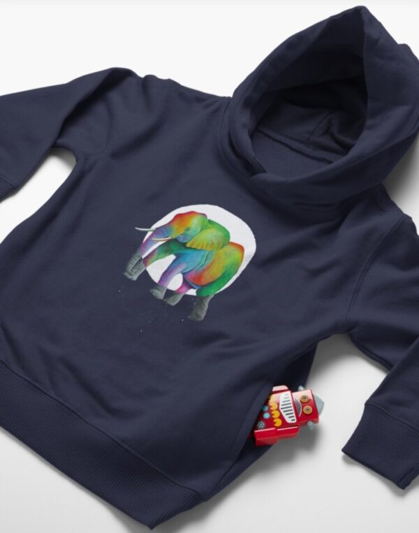 Kleinkind Hoodie Elefant 1-4 Jahre - Image 2