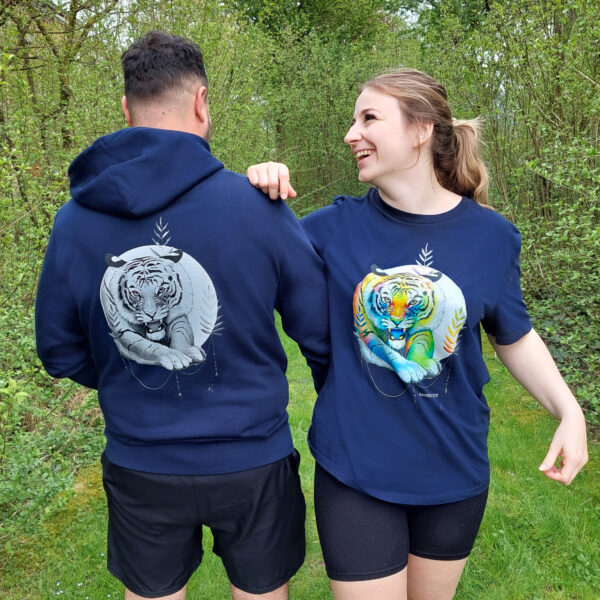 Unisex-Bio-Baumwoll-T-Shirt Tiger - Image 2