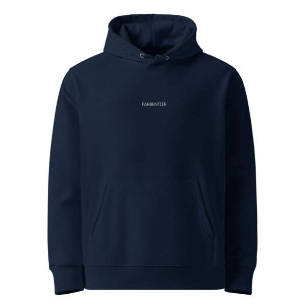 Umweltfreundlicher Unisex-Kapuzenpullover Tiger blau - Image 5