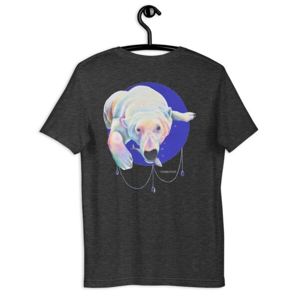 Unisex-T-Shirt Eisbär dunkelgrau - Image 6