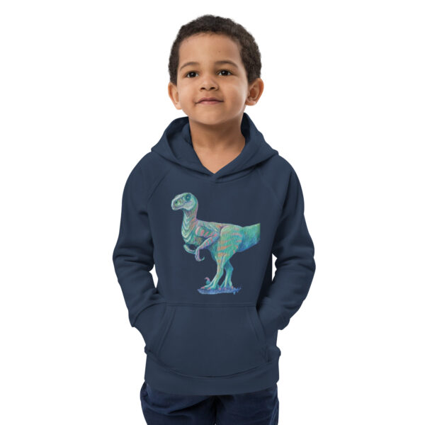 Öko-Kapuzenpullover für Kinder Dinosaurier - Image 4