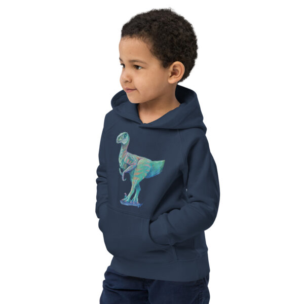 Öko-Kapuzenpullover für Kinder Dinosaurier - Image 3