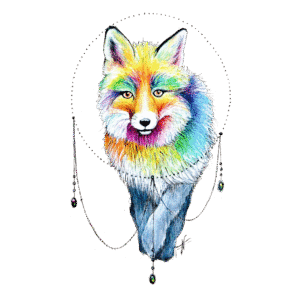 Bügelbild Fuchs gross